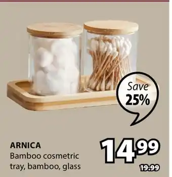 JYSK ARNICA Bamboo cosmetric tray offer