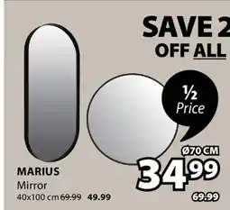 JYSK MARIUS Mirror offer