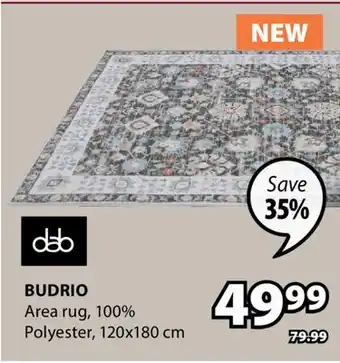 JYSK DAB BUDRIO Area rug, 100% Polyester offer