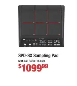 Long & McQuade SPD-SX Sampling Pad offer