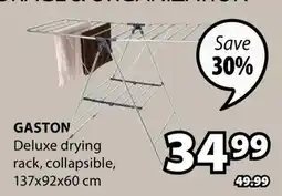 JYSK GASTON Deluxe drying rack, collapsible offer