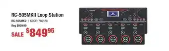 Long & McQuade RC-505MKII Loop Station offer