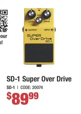 Long & McQuade SD-1 Super Over Drive offer