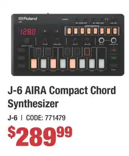 Long & McQuade J-6 AIRA Compact Chord Synthesizer offer