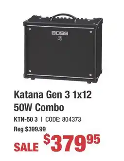 Long & McQuade Katana Gen 3 Combo Amplifier - 50 Watt offer