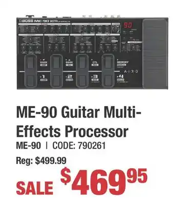 Long & McQuade ME-90 Guitar Multi- Effects Processor offer