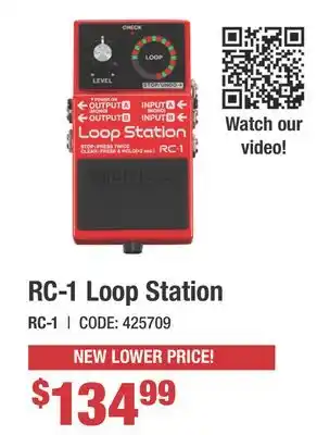 Long & McQuade RC-1 Loop Station offer