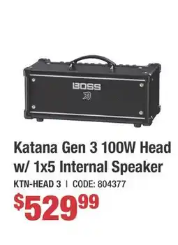 Long & McQuade Katana Gen 3 Head offer