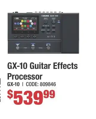 Long & McQuade GX-10 Guitar Effects Processor offer