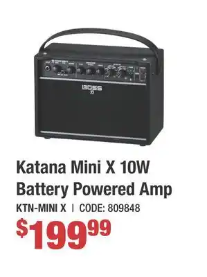 Long & McQuade Katana-Mini X Guitar Amplifier offer