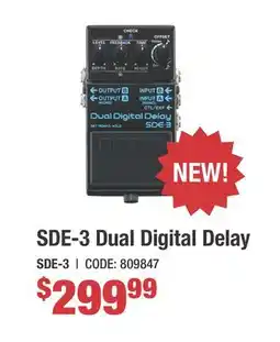 Long & McQuade SDE-3 Dual Digital Delay offer