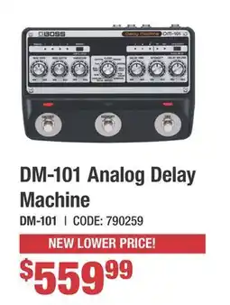 Long & McQuade DM-101 Analog Delay Machine offer