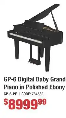 Long & McQuade GP-6 Digital Baby Grand Piano in Polished Ebony offer