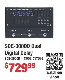 Long & McQuade SDE-3000D Dual Digital Delay offer