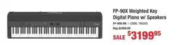 Long & McQuade FP-90X Weighted Key Digital Piano w/ Speakers offer