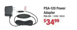 Long & McQuade PSA-120 Power Adapter offer