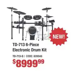 Long & McQuade TD-713 6-Piece Electronic Drum Kit offer