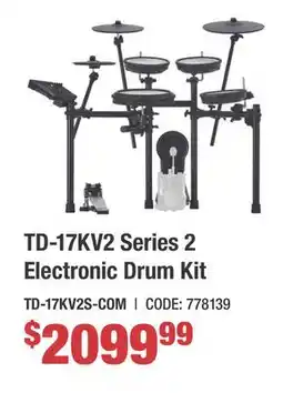 Long & McQuade TD-17KV2 Series 2 Electronic Drum Kit offer