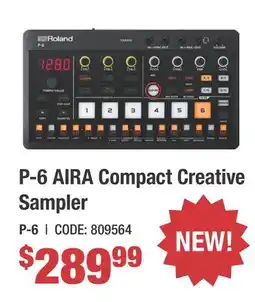 Long & McQuade P-6 AIRA Compact Creative Sampler offer