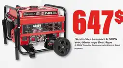 Matériaux Pont Masson 6,500W Gasoline Generator with Electric Start KING CANADA offer