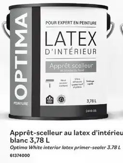 Matériaux Pont Masson Optima Latex Primer Sealer Indoor White 3,78 L offer