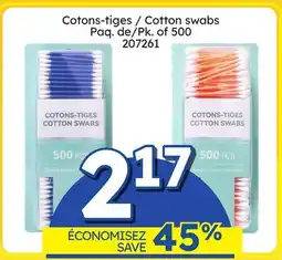 Rossy Cotton swabs offer