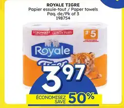 Rossy ROYALE TIGRE Paper towels offer