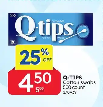 Rossy Q-TIPS Cotton swabs offer