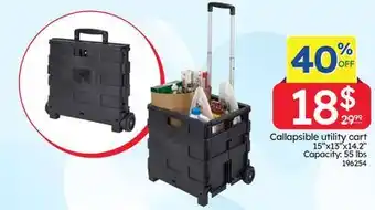 Rossy Callapsible utility cart offer