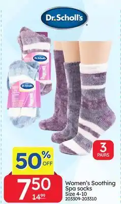 Rossy Women's Soothing Spa socks offer