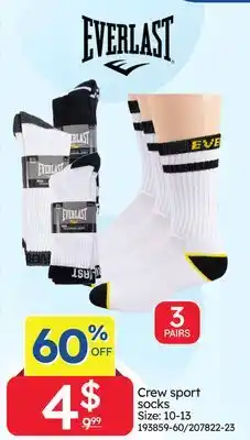 Rossy Crew sport socks offer