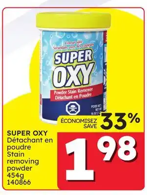 Rossy SUPER OXY Stain removing powder offer