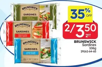 Rossy BRUNSWICK Sardines offer