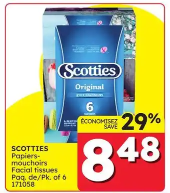 Rossy SCOTTIES Facial tissues offer