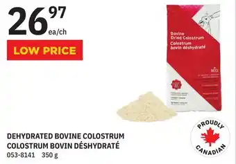 BMR DEHYDRATED BOVINE COLOSTRUM offer