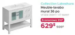 Bath Depot Meuble-lavabo mural 36 po Collection Lakeshore offer