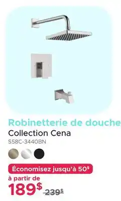 Bath Depot Robinetterie de douche Collection Cena offer