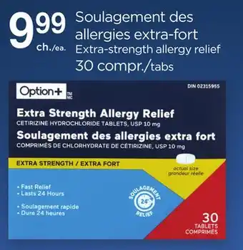 Proxim Option+ Extra-strength allergy relief offer