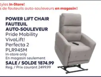 Wellwise by Shoppers FAUTEUIL AUTO-SOULEVEUR Pride Mobility VivaLift! offer