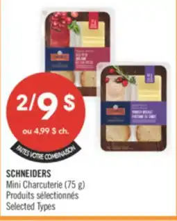 Pharmaprix SCHNEIDERS Mini Charcuterie offer