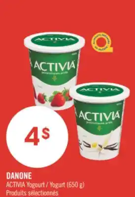 Pharmaprix DANONE ACTIVIA Yogurt offer