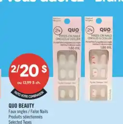 Pharmaprix AISON FAITES VOTRE COMBIN QUO BEAUTY False Nails offer