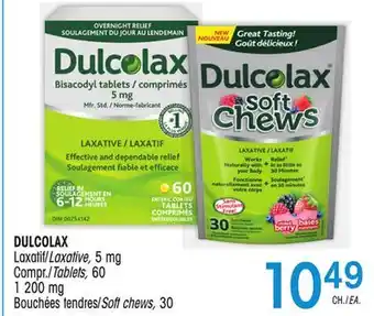 Uniprix DULCOLAX Laxatif/Laxative, 5 mg Compr./Tablets, 1 200 mg offer