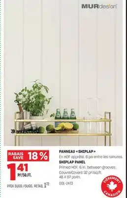 BMR PANNEAU SHIPLAP offer