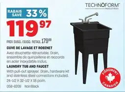 BMR CUVE DE LAVAGE ET ROBINET offer