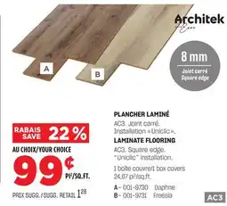 BMR PLANCHER LAMINÉ offer