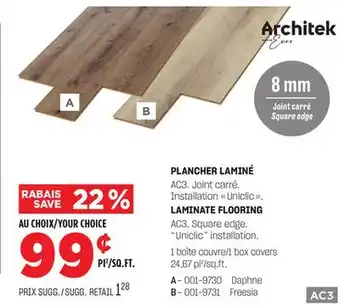 BMR PLANCHER LAMINÉ offer