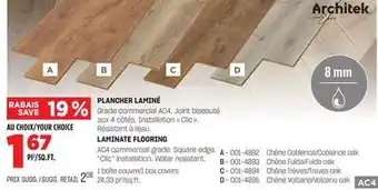 BMR PLANCHER LAMINÉ offer