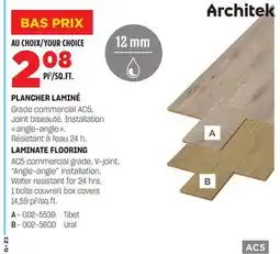 BMR PLANCHER LAMINÉ offer