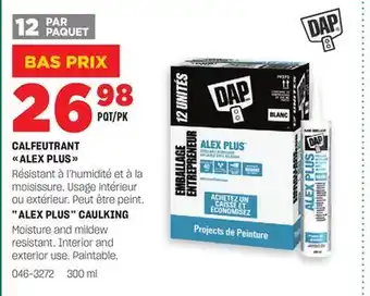 BMR CALFEUTRANT ALEX PLUS offer